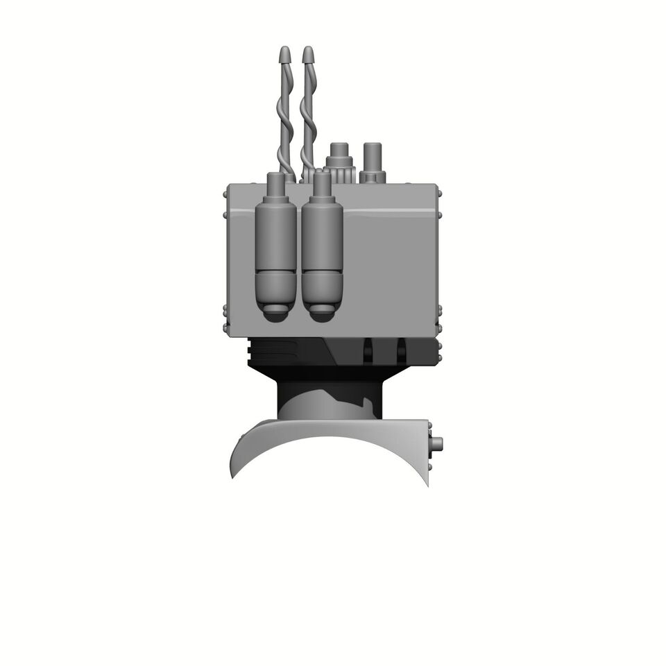 Right Side of the Backpack Comms Sensor Array Compatible with McFarlane Toys 1:12th Scale Action Figures
