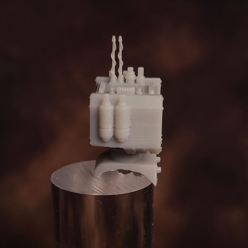 Right Side of the Backpack Comms Sensor Array Compatible with McFarlane Toys 1:12th Scale Action Figures 3D Printed