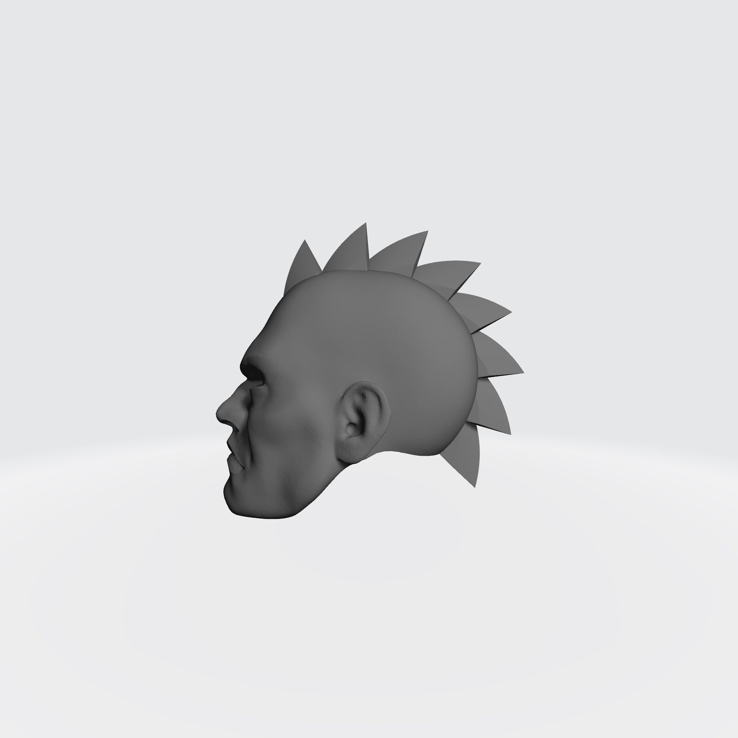 Space Marine Head Saw Blade Mohawk for McFarlane Toys Space Marine Action Figures