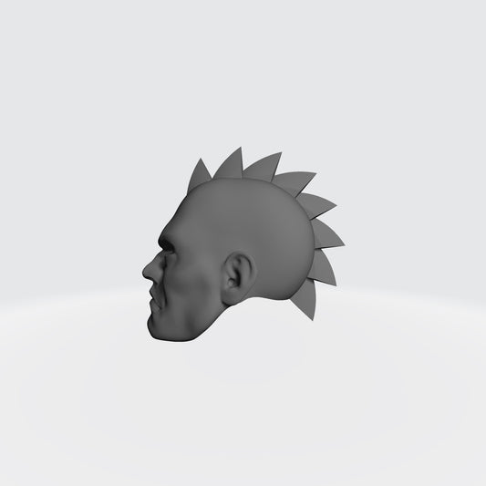 Space Marine Head Saw Blade Mohawk for McFarlane Toys Space Marine Action Figures