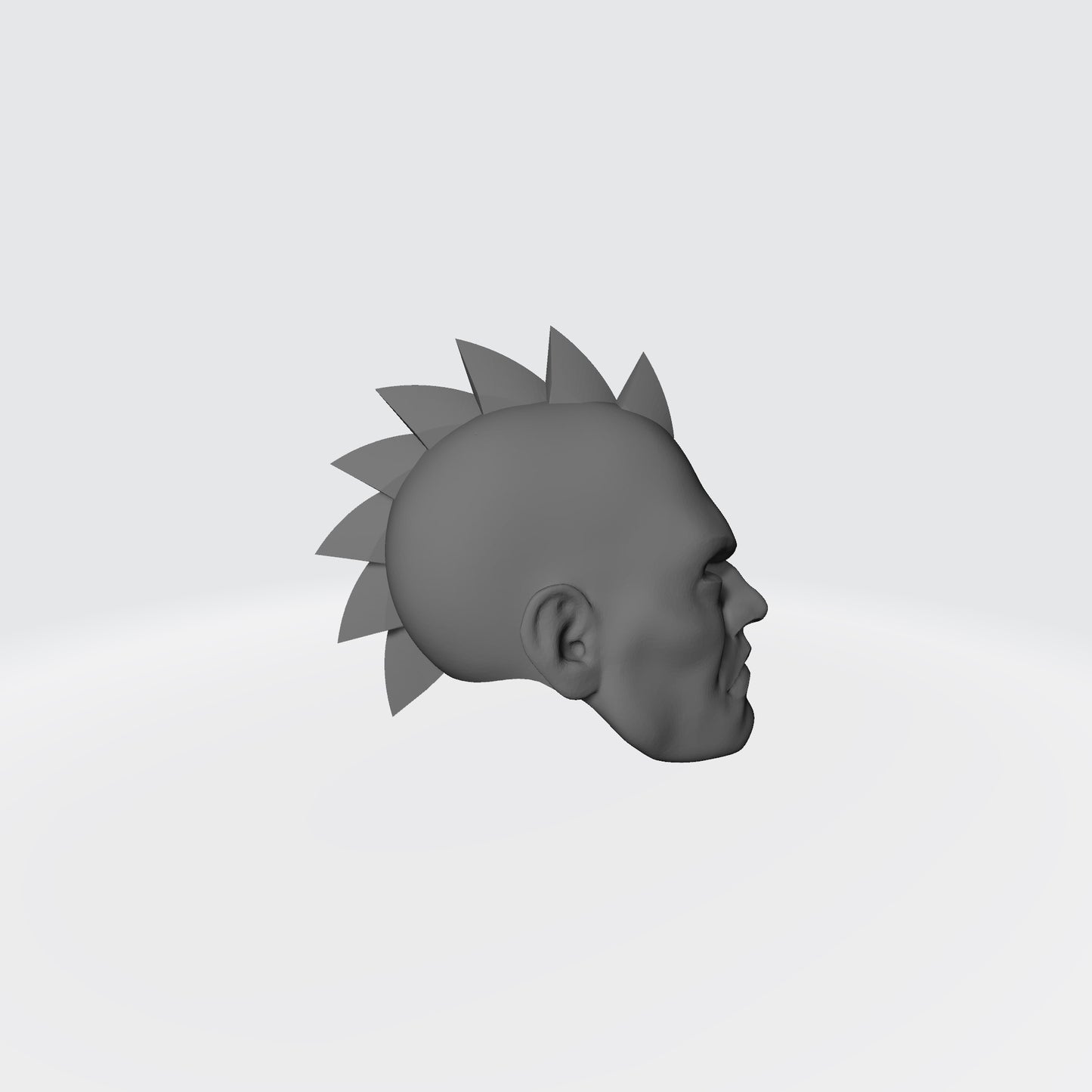 Space Marine Head Saw Blade Mohawk for McFarlane Toys Space Marine Action Figures