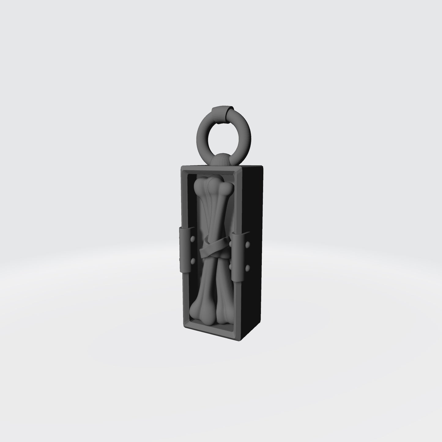Custom Talisman Two Bones Compatible with McFarlane Toys Space Marine Action Figures Left Angle
