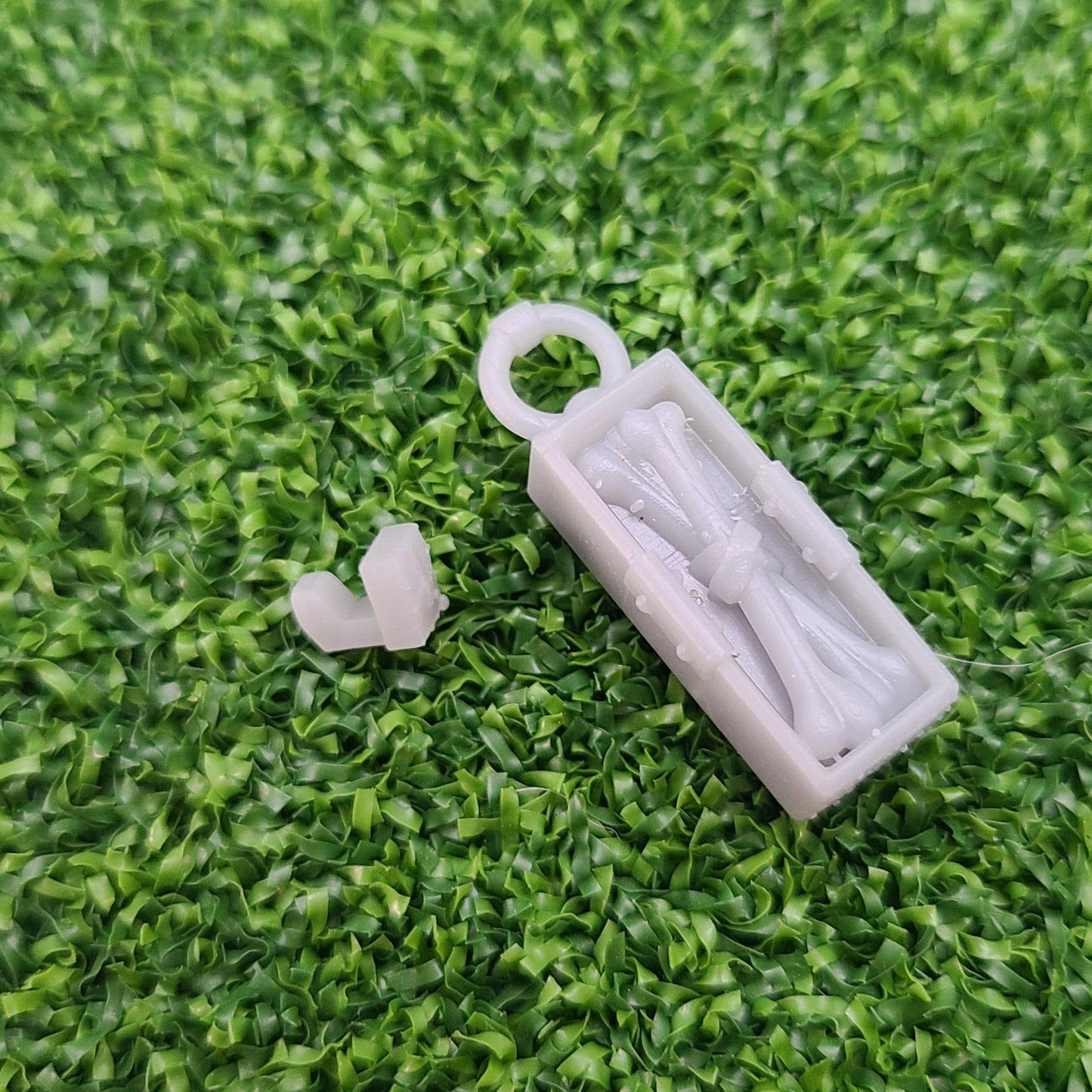 Talisman Two Bones Compatible with McFarlane Toys Space Marine Action Figures with Belt Connector