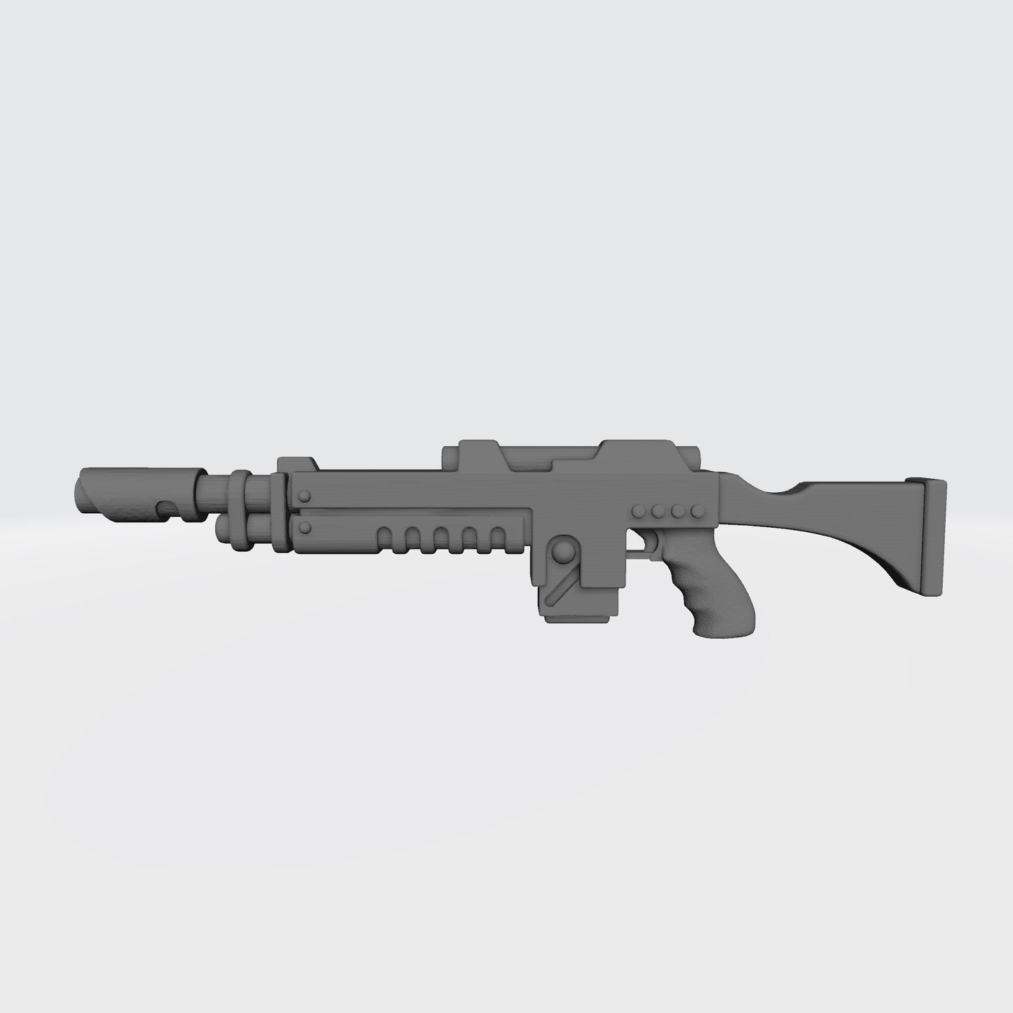 Mobile Infantry Guard Laser Rifle with Stock custom resin weapon accessory compatible with G.I. Joe Classified 1:12 scale action figures.