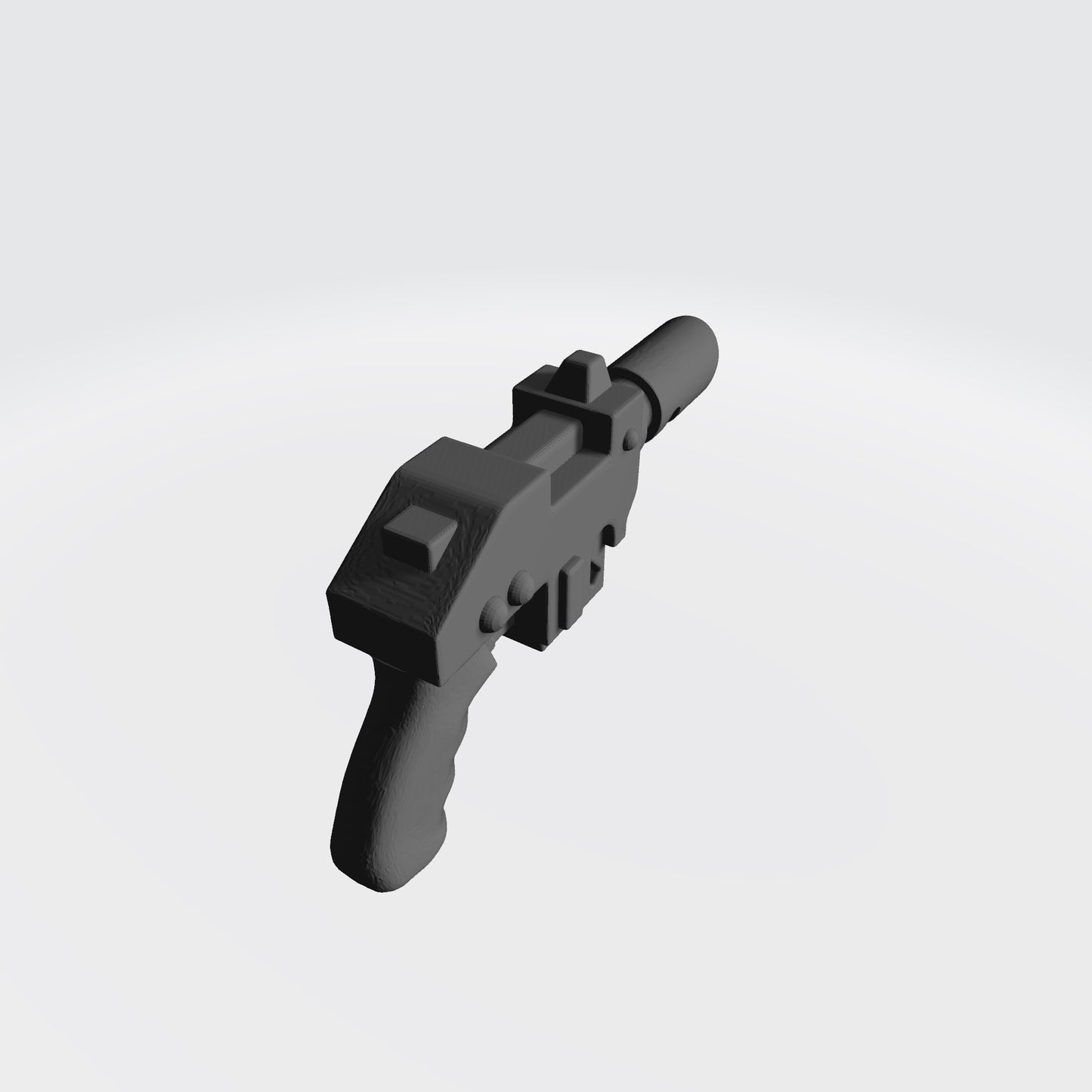 Mobile Infantry Guard Laspistol Deluxe custom resin weapon accessory compatible with G.I. Joe Classified 1:12 scale action figures.