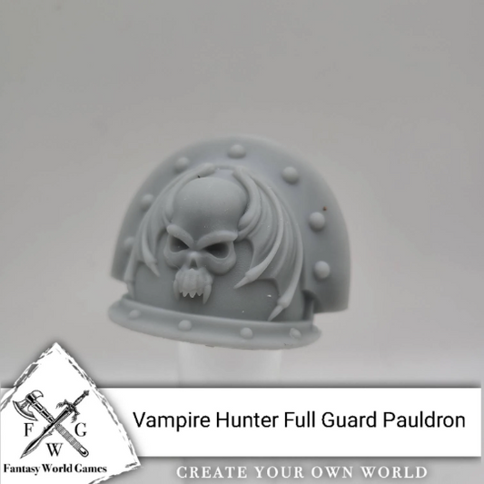 Night Terrors Legion MKIII Shoulder Pad Full Sword Breaker Studded Double Rivets compatible with McFarlane Toys Space Marines