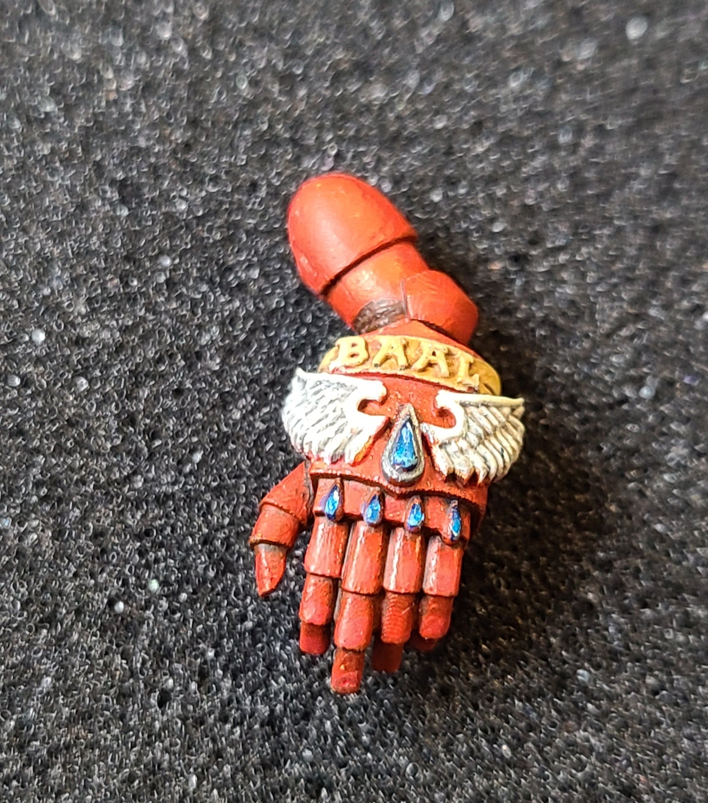 Custom Painted Blood Angels Sanguinary Guard Power Fist Left Handed