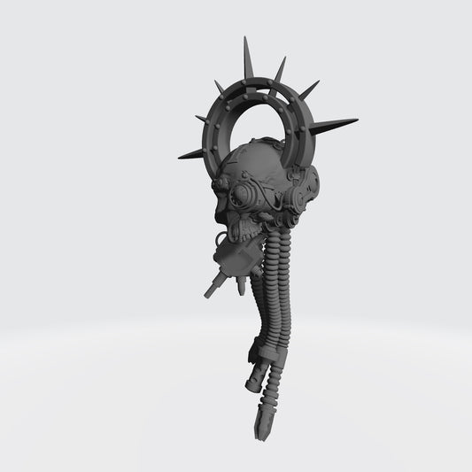 Servo Skull with Auspex, Iron Halo, and Inquisition Seal compatible with McFarlane Toys and G. I. Joe Classified Action Figures