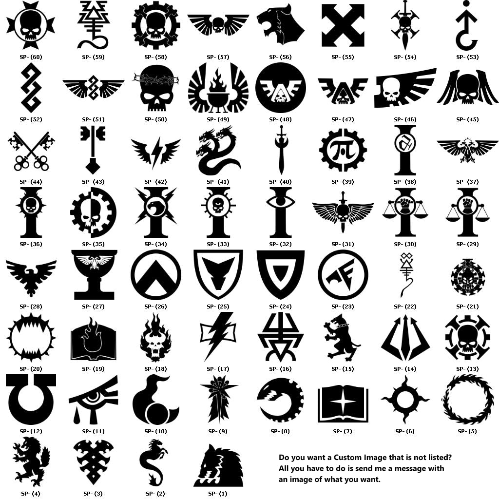 Customize your McFarlane Toys Space Mariine Shoulder Pad with the Fantasy World Games Upgrade Kit 01