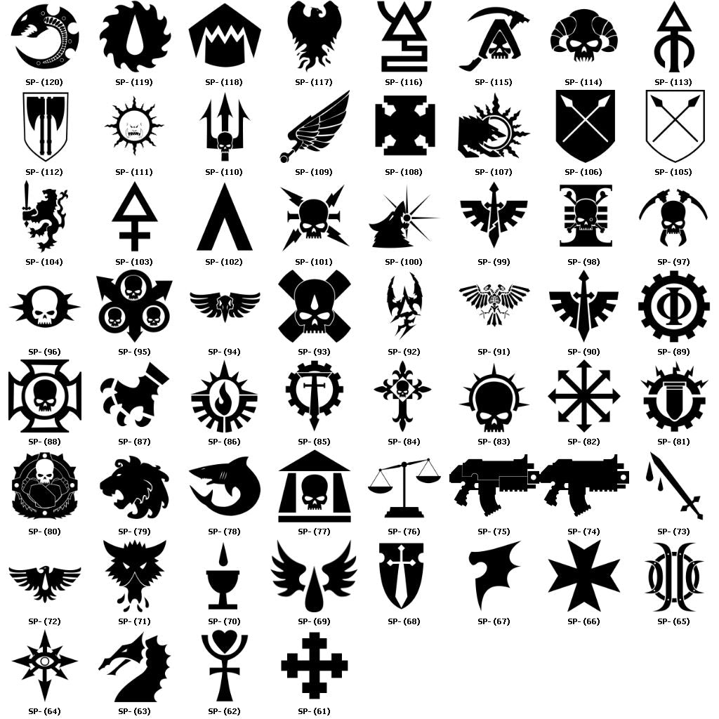 Customize your McFarlane Toys Space Mariine Shoulder Pad with the Fantasy World Games Upgrade Kit 01