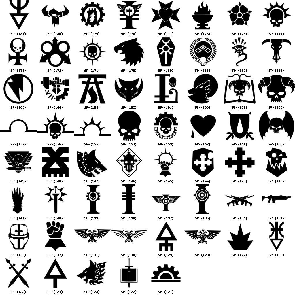 Customize your McFarlane Toys Space Mariine Shoulder Pad with the Fantasy World Games Upgrade Kit 01