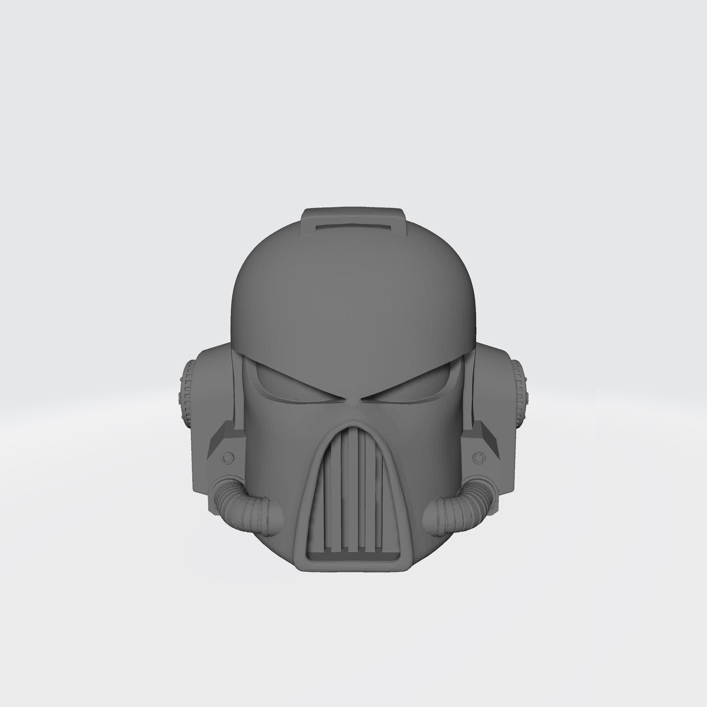Space Marine Mark VII Helmet Plain Compatible McFarlane Toys 7" Action Figures