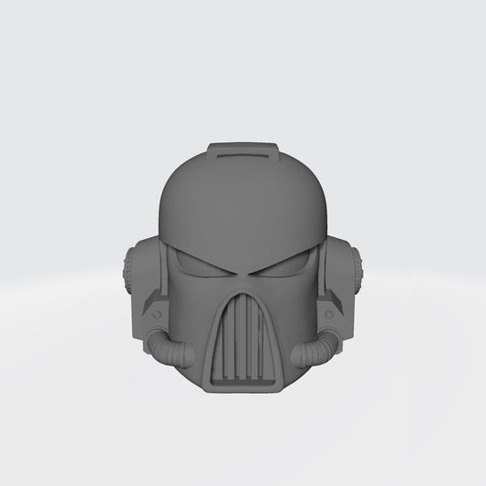 Space Marine Mark VII Helmet Plain Compatible McFarlane Toys 7" Action Figures