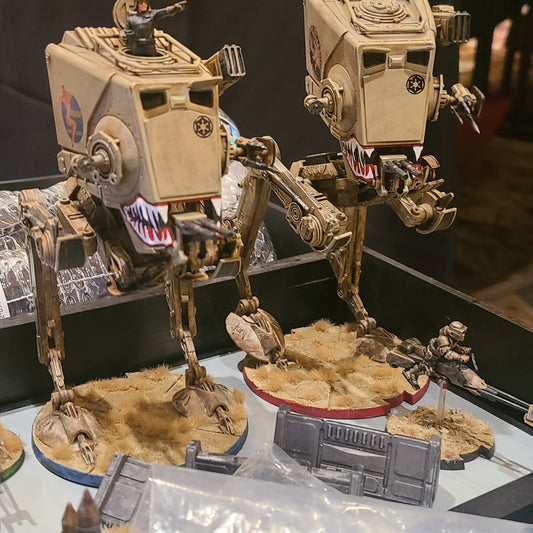 150mm Circular Notched Tank HD Flight Stand Compatible with Star Wars: Legion