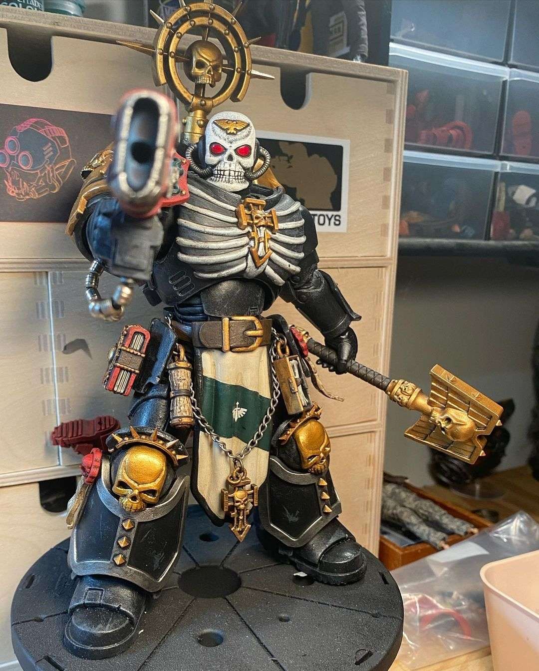 Talisman Cross Reliquary Belt Relic Compatible with McFarlane Toys Space Marine Action Figures