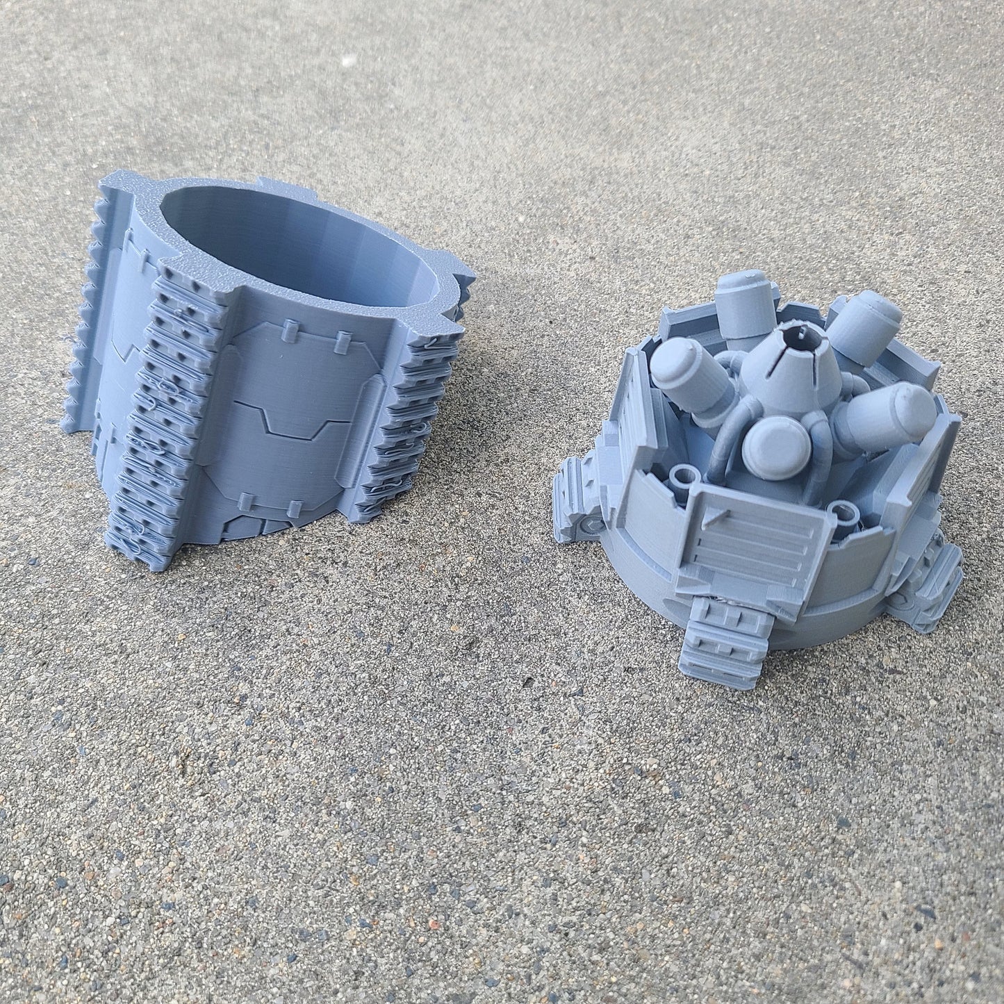 Wargaming Battle Brother Mole Assault Drill for Scenery or Tabletop Games - Custom 28mm (1/58) Scale RPG Terrain