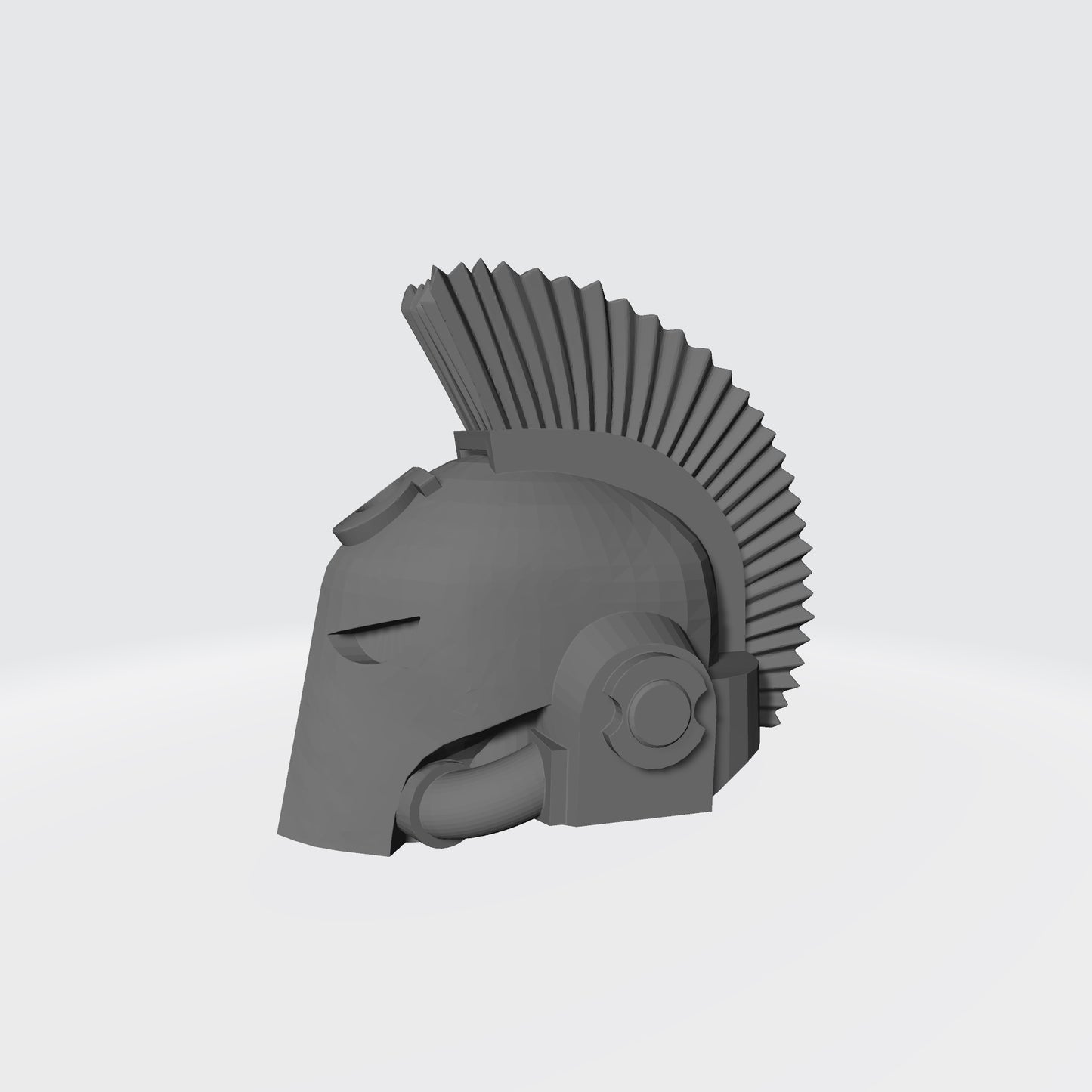 Ultramarines Plumed Spartan Helmet with Chapter Insignia for McFarlane Toys Grimdark Space Marine Action Figure