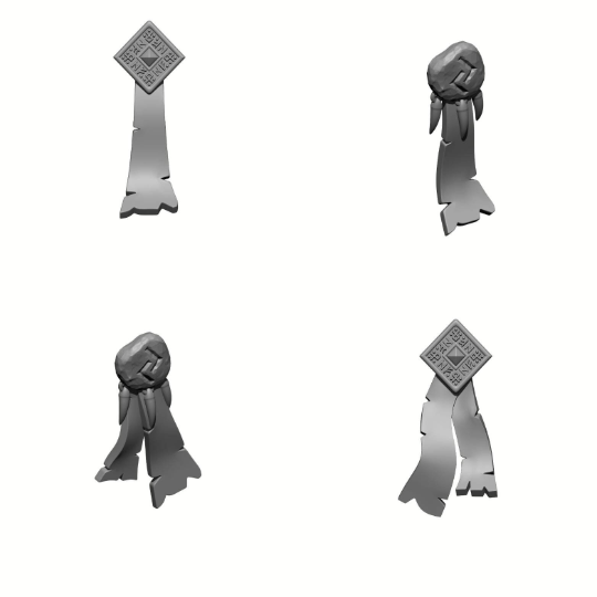 Wolf Guard Warrior Order Purity Seals custom resin parchment armor accessories compatible with McFarlane Toys 7-inch 1:12 scale armored action figures.