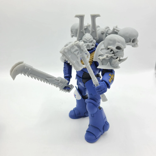 Backpack Large Skulls for McFarlane Toys Traitor Marine Action Figures Custom 1:18th Scale Part
