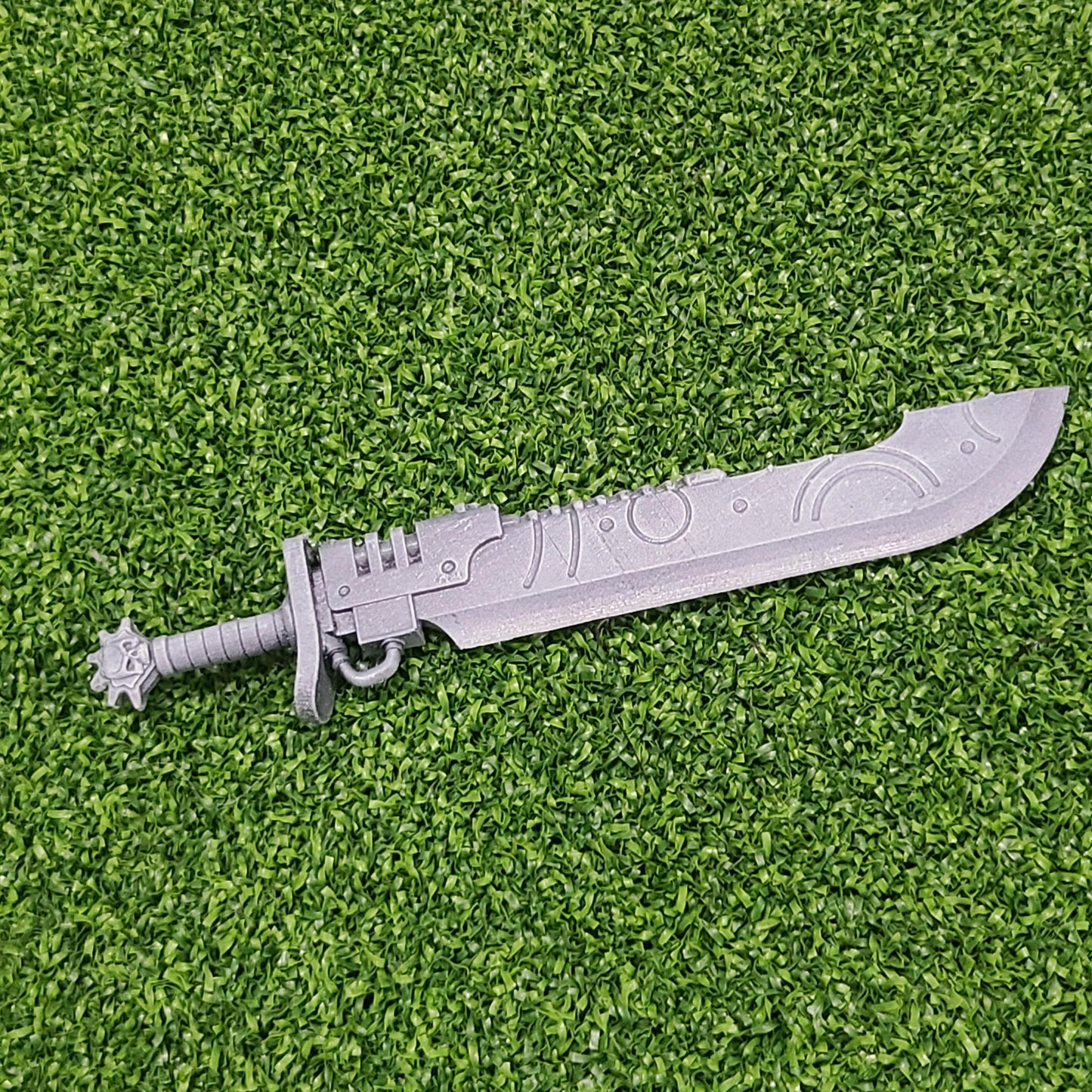 Alien Hunters Warrior Order Energy Blade with Skulls compatible with McFarlane Toys 7-inch armored action figures