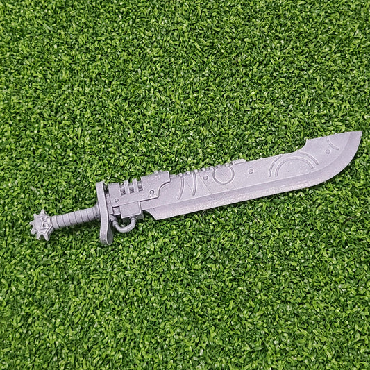 Alien Hunters Warrior Order Energy Blade with Skulls compatible with McFarlane Toys 7-inch armored action figures