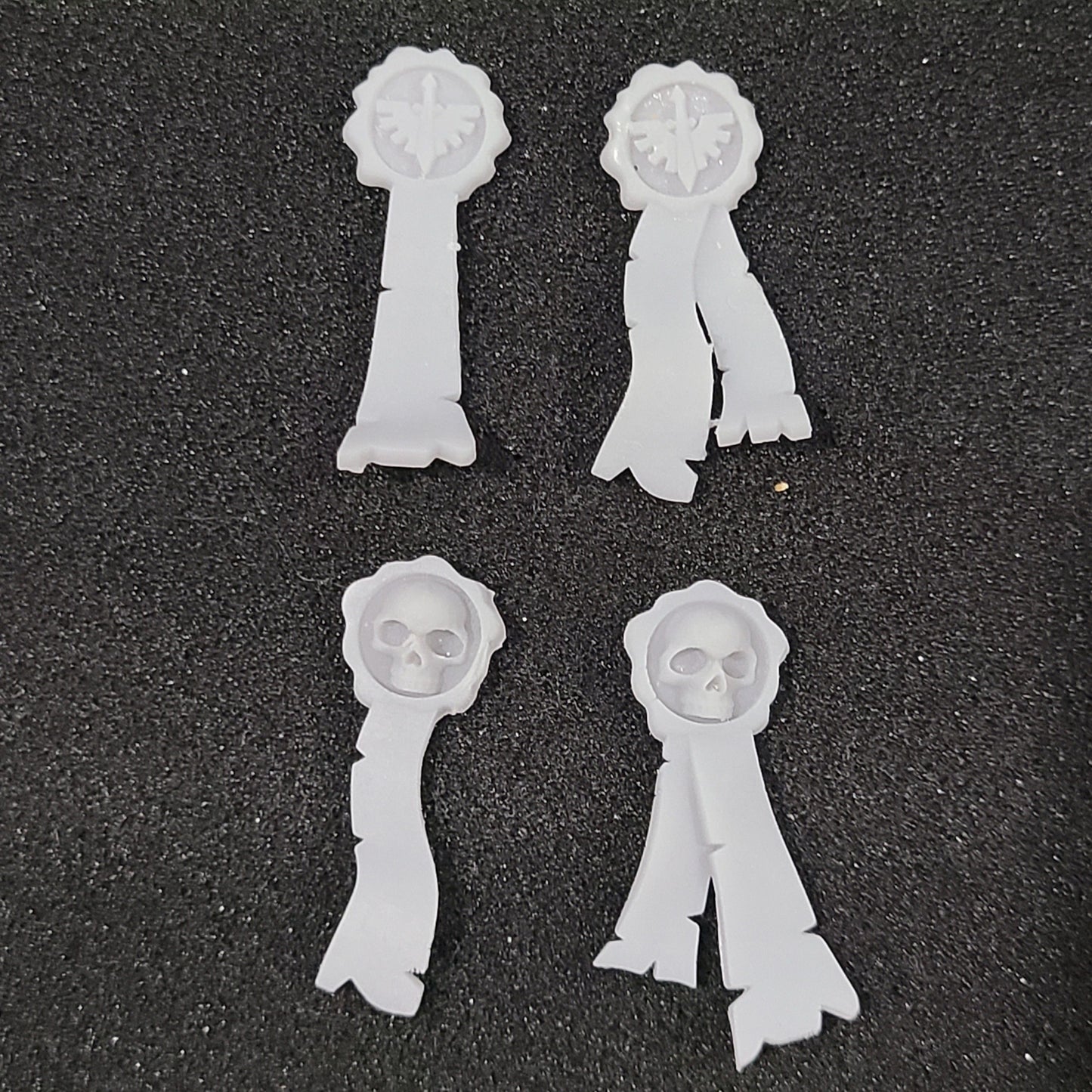 Angels Grimm Warrior Order Purity Seals and Prayer Parchments resin accessory set for McFarlane Toys 7-inch armored action figure