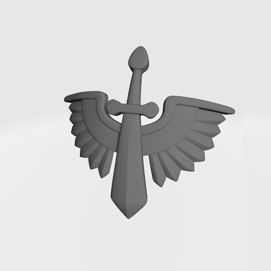 Angels Grimm Warrior Order Shoulder Pad Decal V2 resin insignia compatible with McFarlane 1:12 scale armored action figures