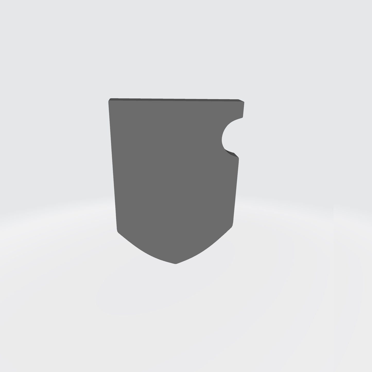 Bone Reapers Warrior Order Shoulder Pad Shield Ver. 01 Reverse resin heraldry upgrade for 1:12 scale armored action figures by Fantasy World Games.