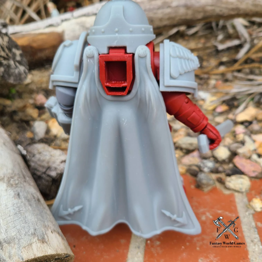 Gravis Armor Captain in Mark X Power Armor Kit for McFarlane Toys Space Marine Action Figures