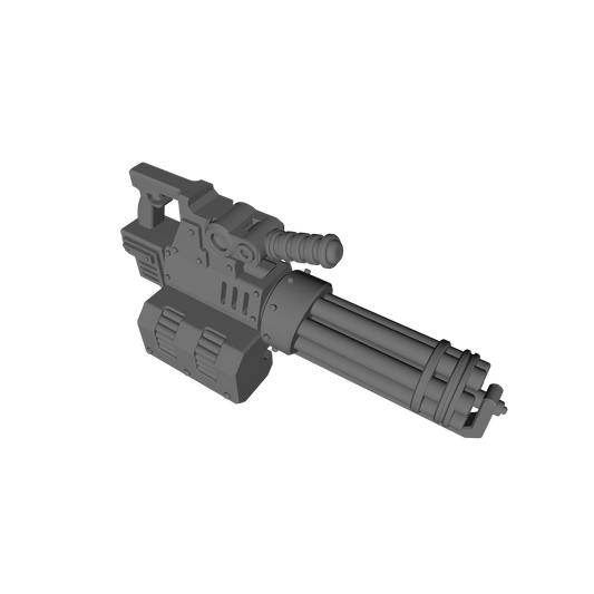 Heavy Assault Cannon Rotary custom resin weapon compatible with McFarlane Toys 7-inch armored action figures