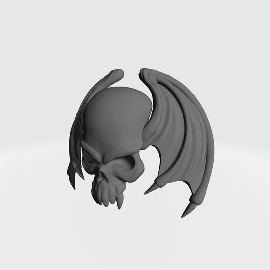 Night Terrors Legion Gargoyle Wing Shoulder Pad 3D Decal compatible with McFarlane Toys 7 inch armored action figures