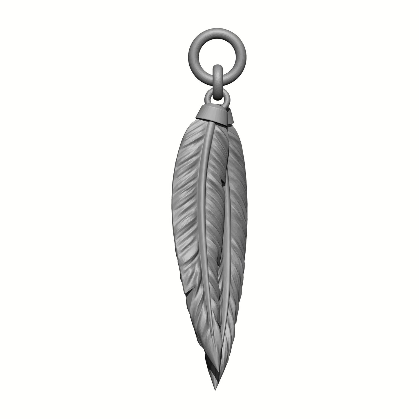 Raven Warrior Order Dual Feather Talisman custom resin belt relic accessory compatible with McFarlane Toys 7-inch armored action figures.