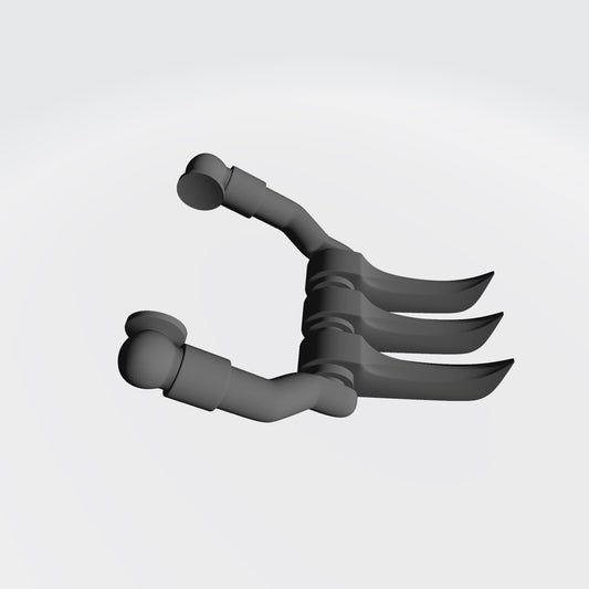 Raven Warrior Order Raven’s Spurs Set compatible with McFarlane Toys 7-inch armored action figures custom resin boot accessories