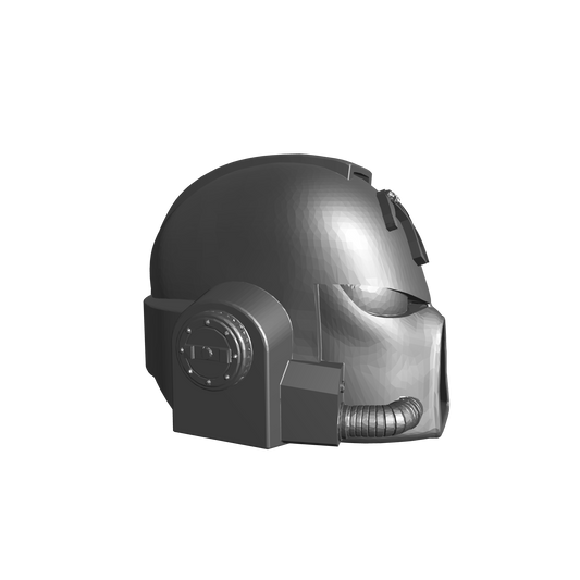 Reaper's Scythes Warrior Order Type 7 custom resin helmet compatible with McFarlane Toys 1:12 scale armored action figures