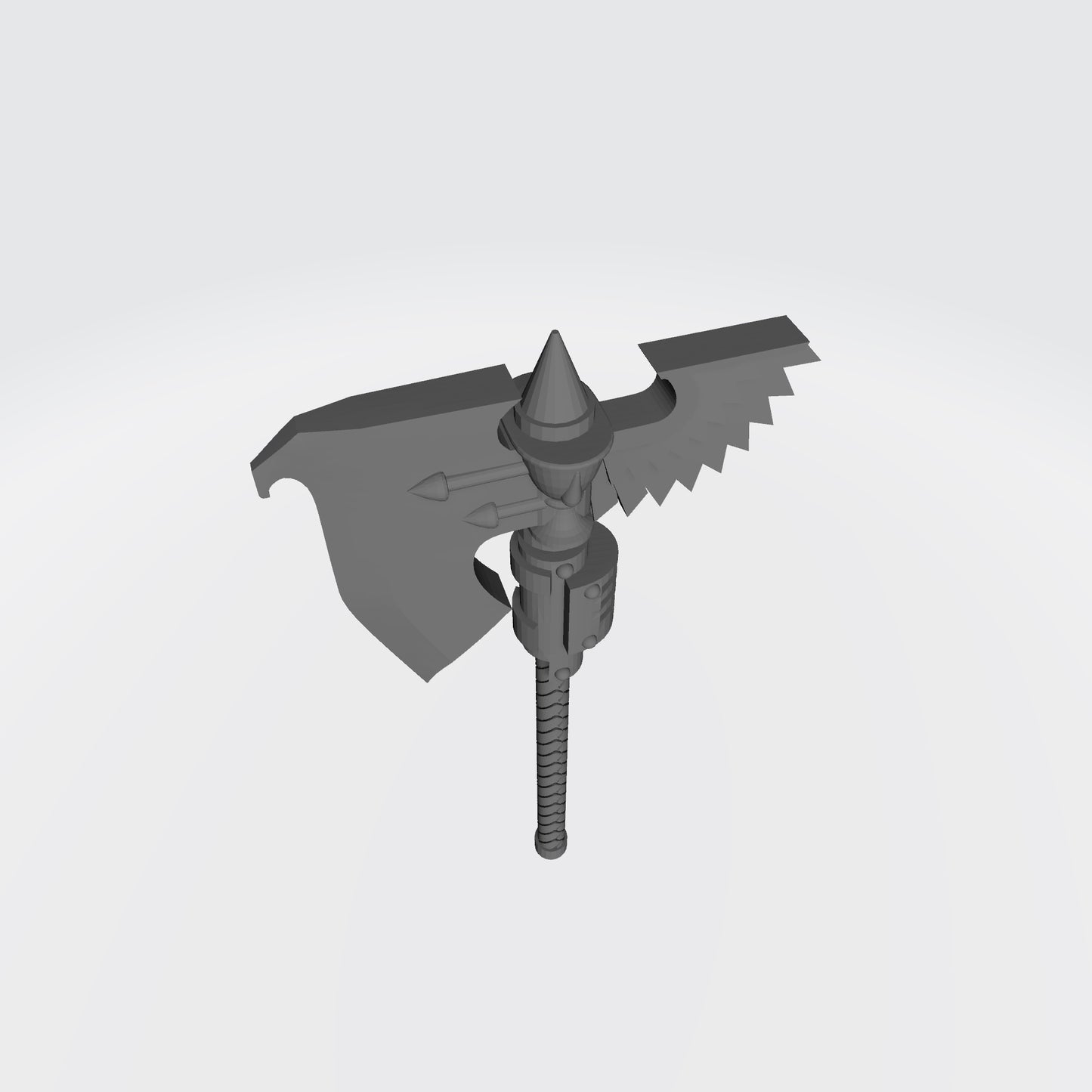 Sanguis Warrior Order Type S Energy Axe custom resin close combat weapon compatible with McFarlane Toys 7-inch armored action figures