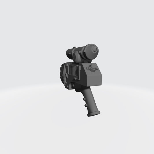 Sisters of Valor Warrior Order Energy Pistol with Scope custom resin weapon compatible with McFarlane Toys 1:12 scale action figures