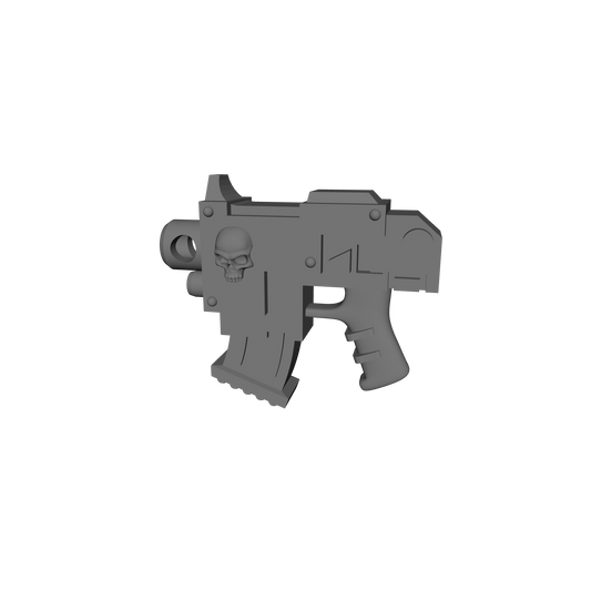 Sisters of Valor Warrior Order Strike Pistol with Relic Emblem custom resin weapon compatible with McFarlane Toys 7-inch armored action figures