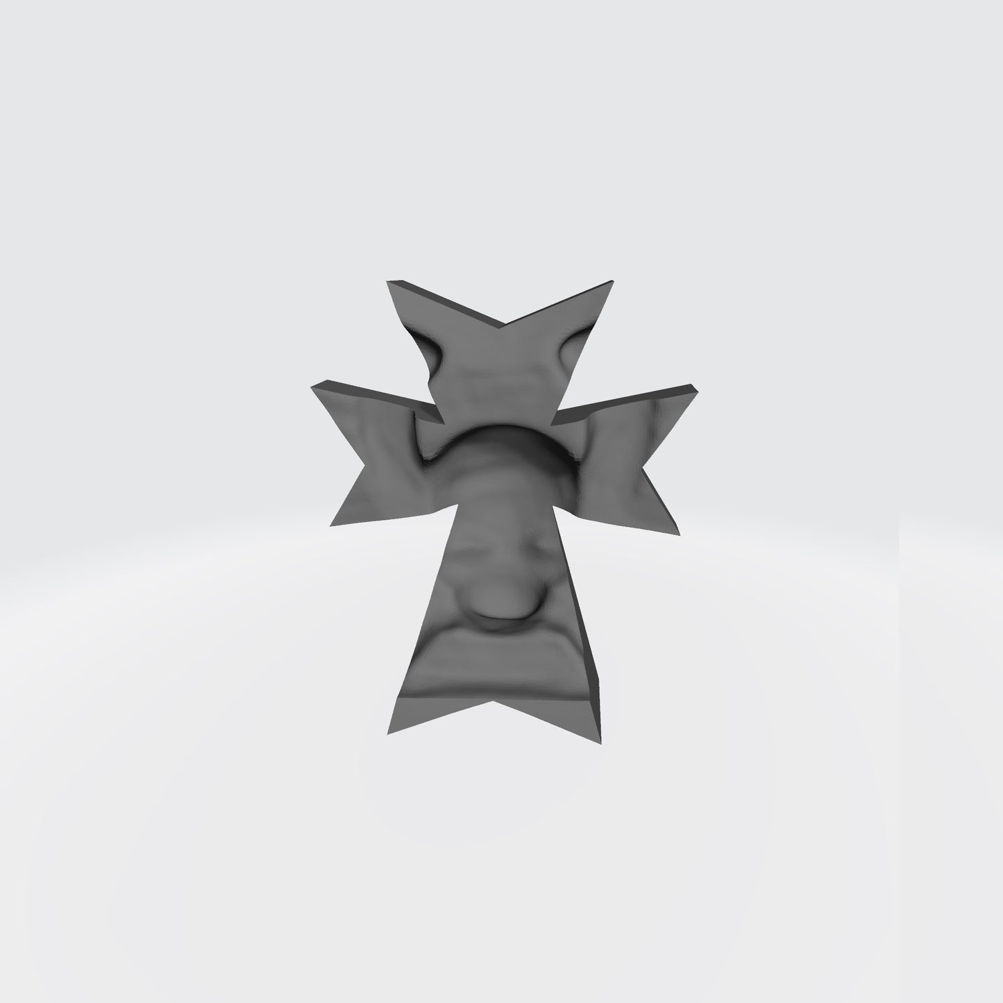 Templar Knights Warrior Order Chestplate Decal with raised Maltese Cross compatible with McFarlane Toys 7-inch armored action figures for custom sci-fi warrior and knight armor upgrades.