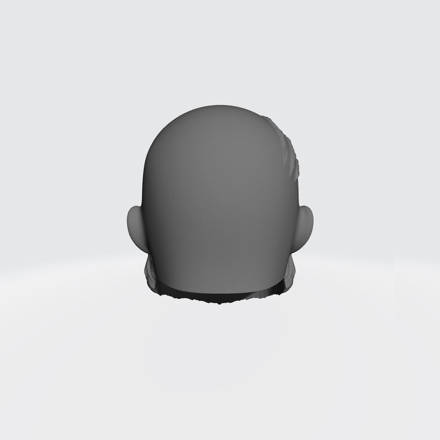 Wolf Guard Warrior Order Bare Head Bald with Scars and Service Studs on Right Side custom resin head sculpt compatible with McFarlane Toys 7-inch armored action figures.