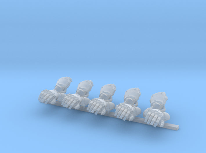 10x Plain Right Handed Power Fist 3d printed