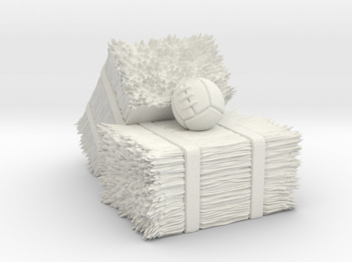 Guild Ball - Ball on Hay Bale Hay Stack with Ball 3d printed