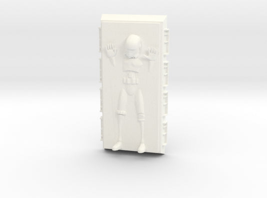 Stormtrooper in Carbonite (Star Wars Legion) 3d printed