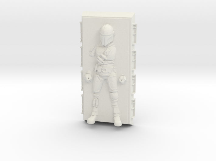 Mandalorian in Carbonite (Star Wars Legion) 3d printed