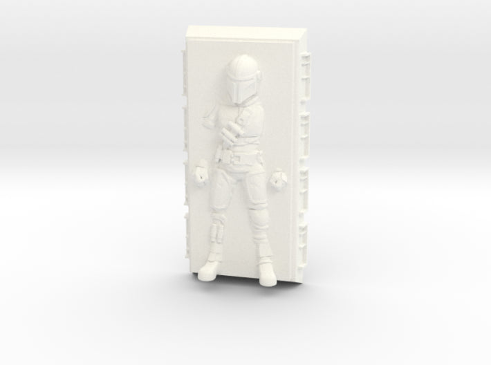 Mandalorian in Carbonite (Star Wars Legion) 3d printed