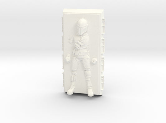 Mandalorian in Carbonite (Star Wars Legion) 3d printed