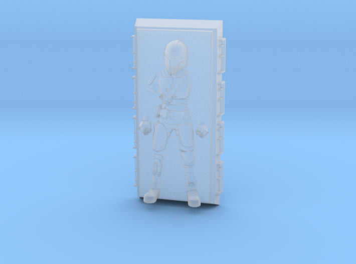 Mandalorian in Carbonite (Star Wars Legion) 3d printed