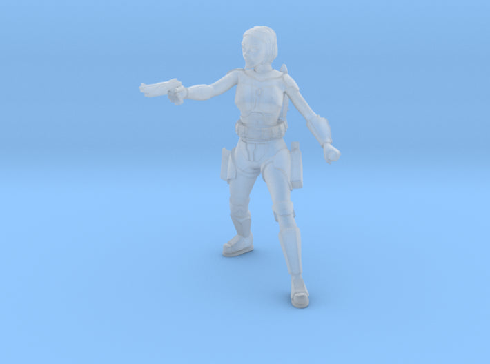 Bo-Katan Kryze No Helmet (Star Wars Legion) 3d printed