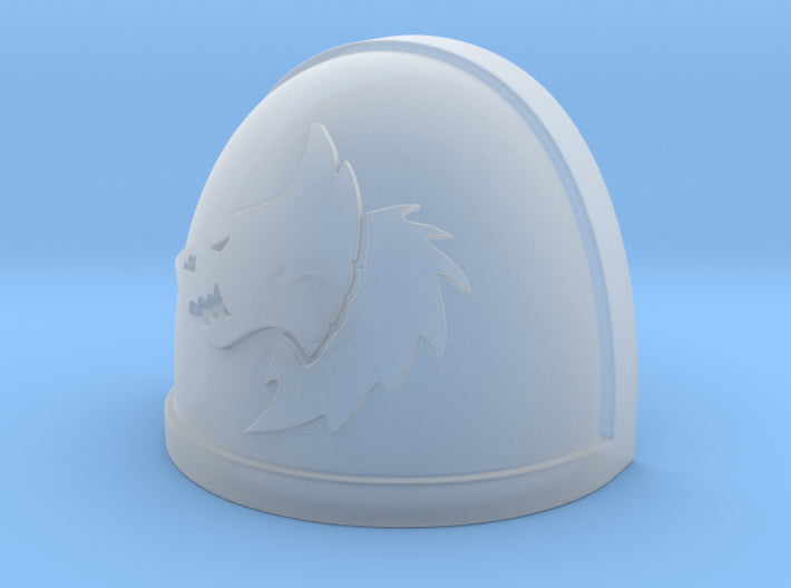 Space Wolf Legion MKIV Shoulder Pad Gen: 4 Pauldron Left Shoulder compatible with McFarlane Toys Space Marines