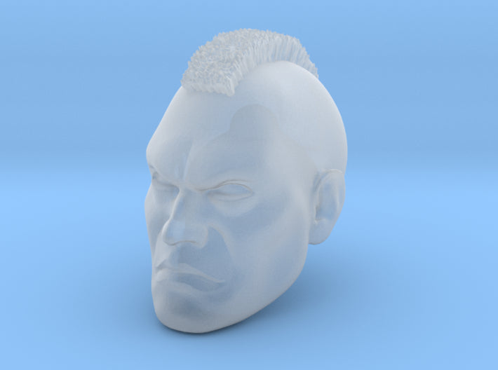 Space Marine Head Mohawk McFarlane Action Figure 3d printed