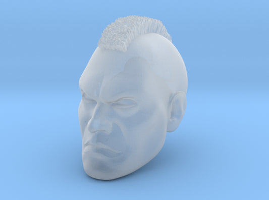 Space Marine Head Mohawk McFarlane Action Figure 3d printed